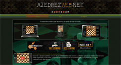Desktop Screenshot of ajedrezweb.net